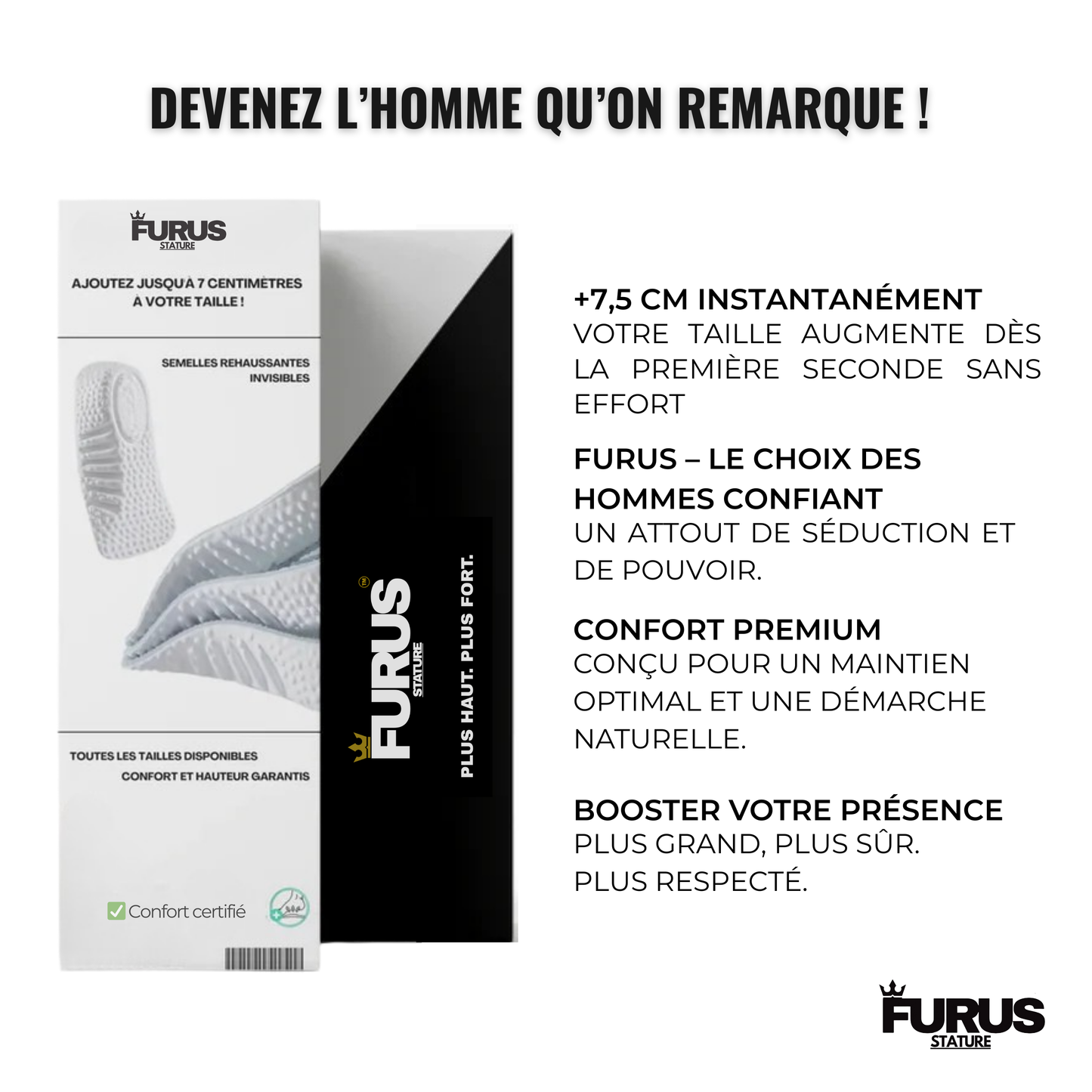 FURUS STATURE™ - Semelles grandissantes