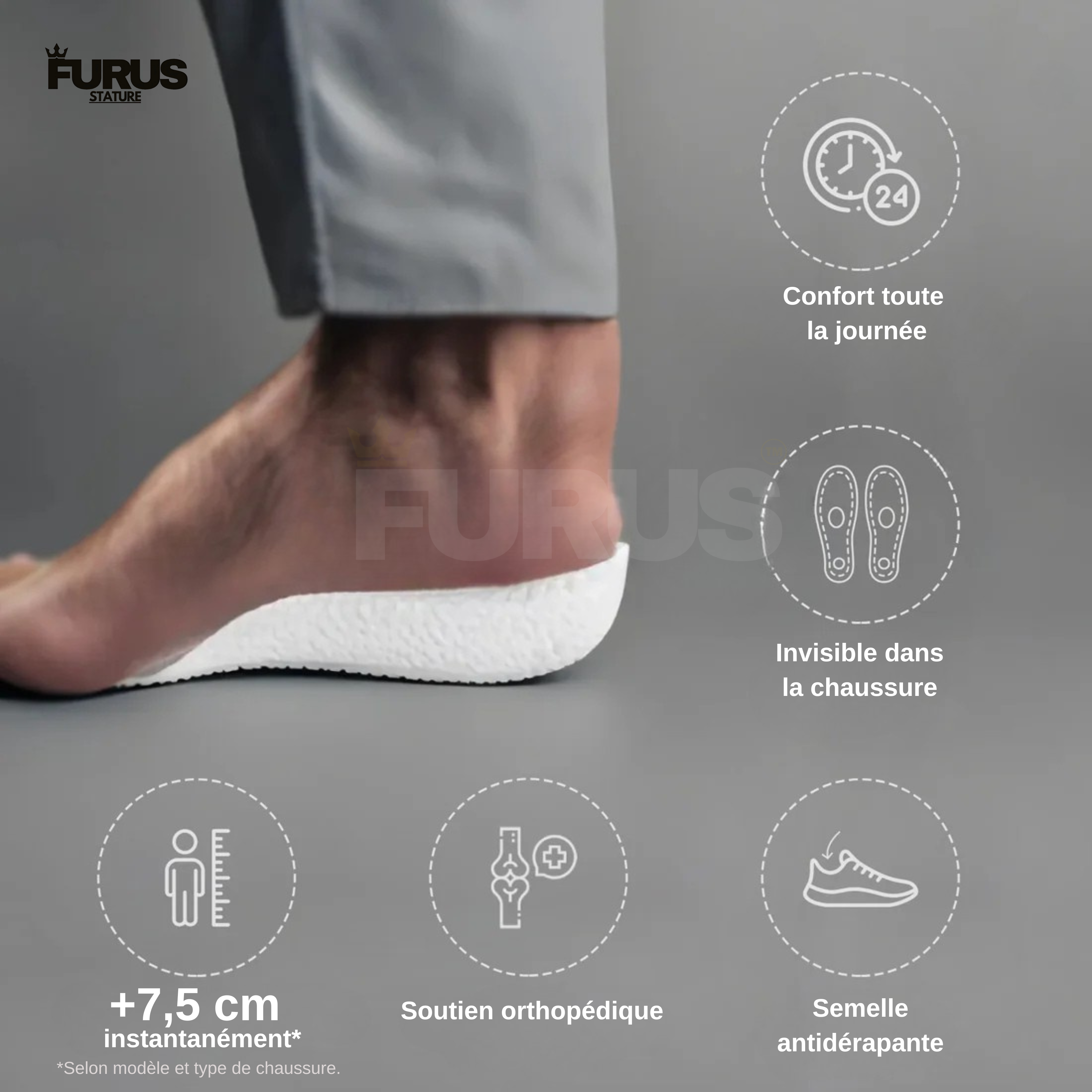 FURUS STATURE™ - Semelles grandissantes
