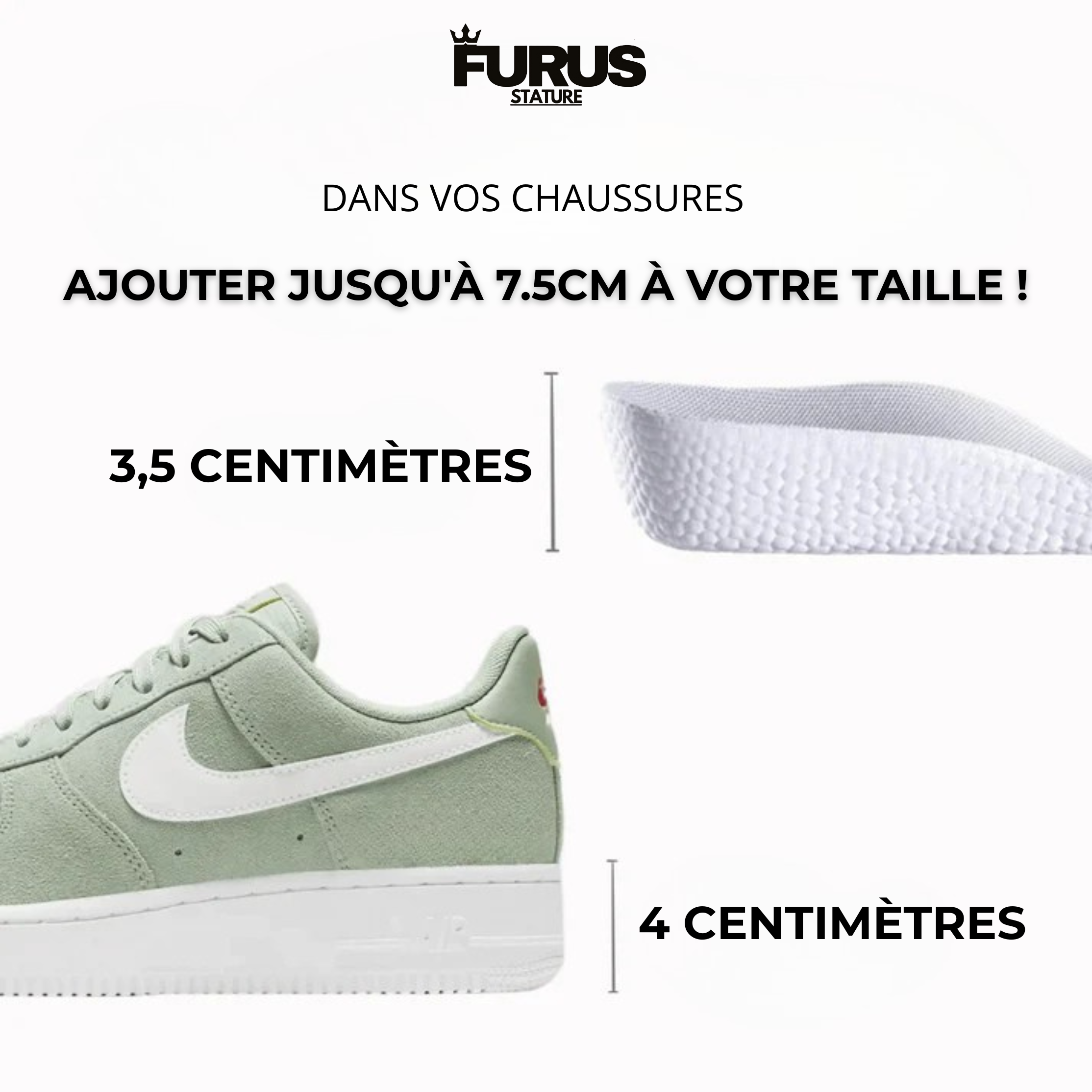 FURUS STATURE™ - Semelles grandissantes