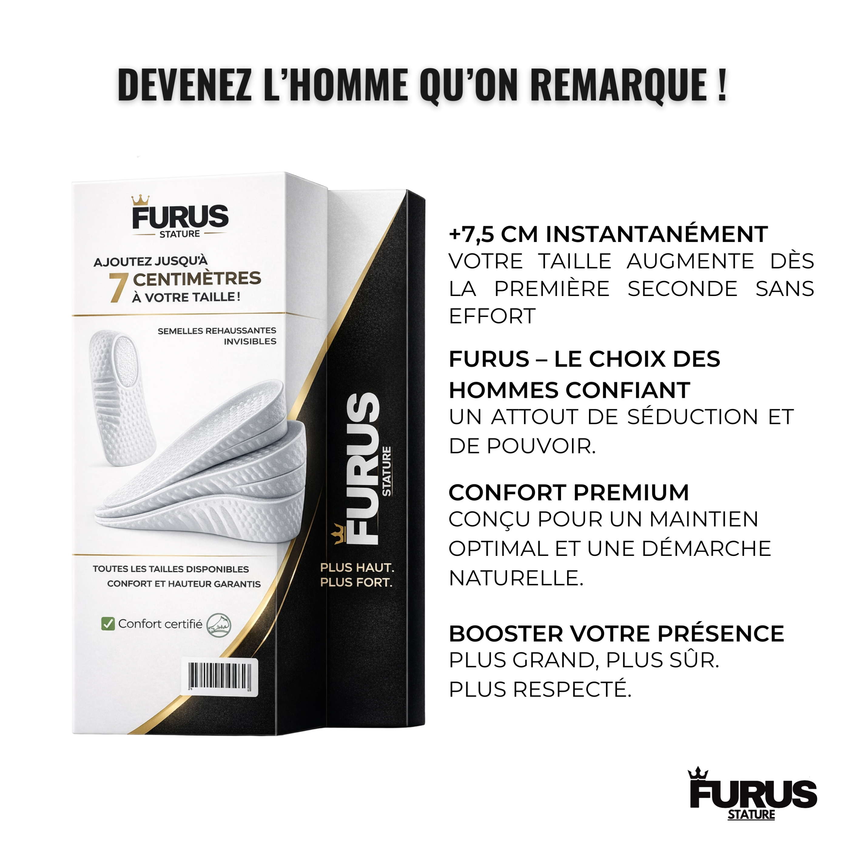 FURUS STATURE™ - Semelles grandissantes